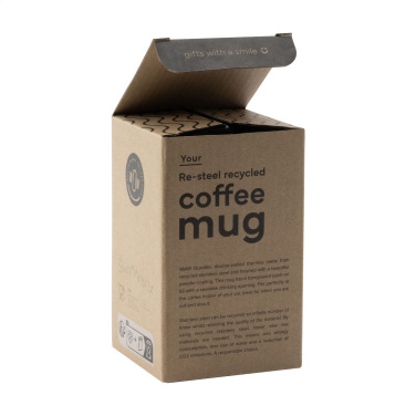 Logotrade verslo dovanos nuotrauka: Re-Steel RCS Recycled Coffee Mug 380 ml termopuodelis