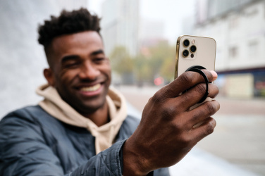 Logotrade reklaminiai produktai nuotrauka: Terra Magnetic RCS rplastikinis magnetinis telefono laikiklis su žiedu