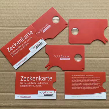 Logotrade verslo dovanos nuotrauka: Individualizuotas erkių šalinimo įrankis