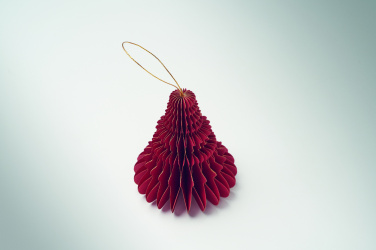 Logotrade firminės dovanos nuotrauka: Kalėdinių eglučių pakabukas iš popieriaus