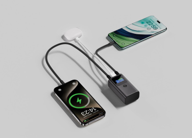 Logotrade dovana nuotrauka: Urban Vitamin Campbell 55W 10.000mAh kišeninė išorinė baterija