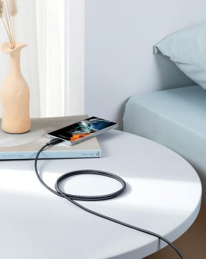 Logotrade reklaminiai produktai nuotrauka: „Anker“ USB-C–USB-C laidas, 1,8 metro, 60 W