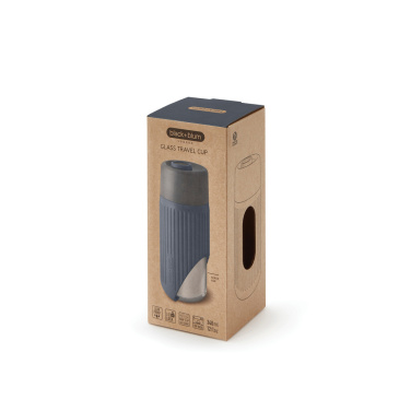 Logotrade reklaminiai produktai nuotrauka: „Black+Blum“ stiklinis kelioninis puodelis, 340 ml