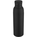 „Illuminate“ 650 ml RCS perdirbto nerūdijančio plieno dvigubos sienelės izoliuotas vandens butelis, Juoda