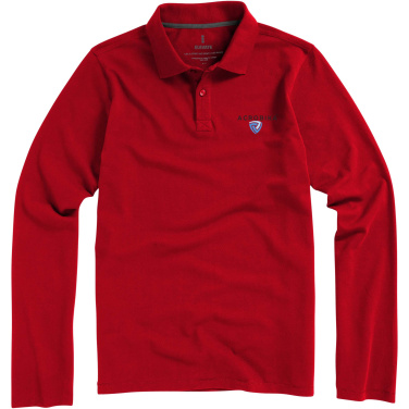 Logotrade reklaminiai produktai nuotrauka: Oakville vyriškas polo ilgomis rankovėmis