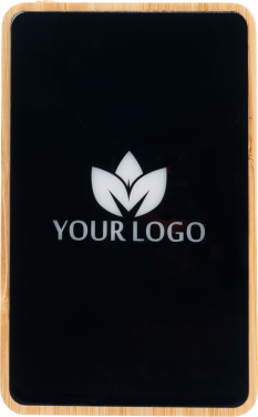 Logotrade firminės dovanos nuotrauka: 5000 mAh išorinė baterija su šviečiančiu logotipu