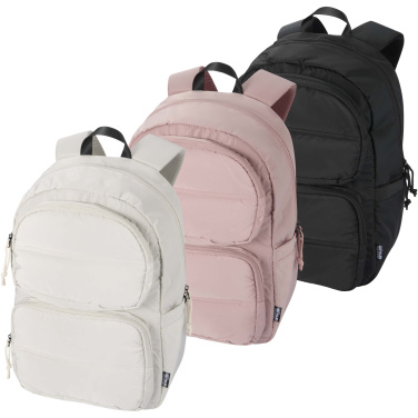 Logotrade reklaminiai produktai nuotrauka: „Puffer 15.6“ GRS perdirbto nešiojamojo kompiuterio kuprinė, 18 l