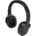 „Ancha“ perdirbto plastiko belaidės „Bluetooth®“ ausinės, uždengiančios ausis, Juoda
