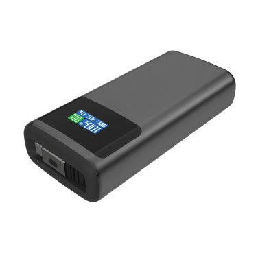 Logotrade reklaminės dovanos nuotrauka: „Quantum RCS“ itin greita PD45W 10 000 mAh išorinė baterija su ekranu