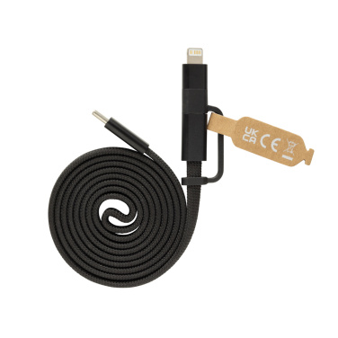 Logotrade firminės dovanos nuotrauka: „Arc RCS“ perdirbtas itin plonas 60 W 2 viename magnetinis laidas