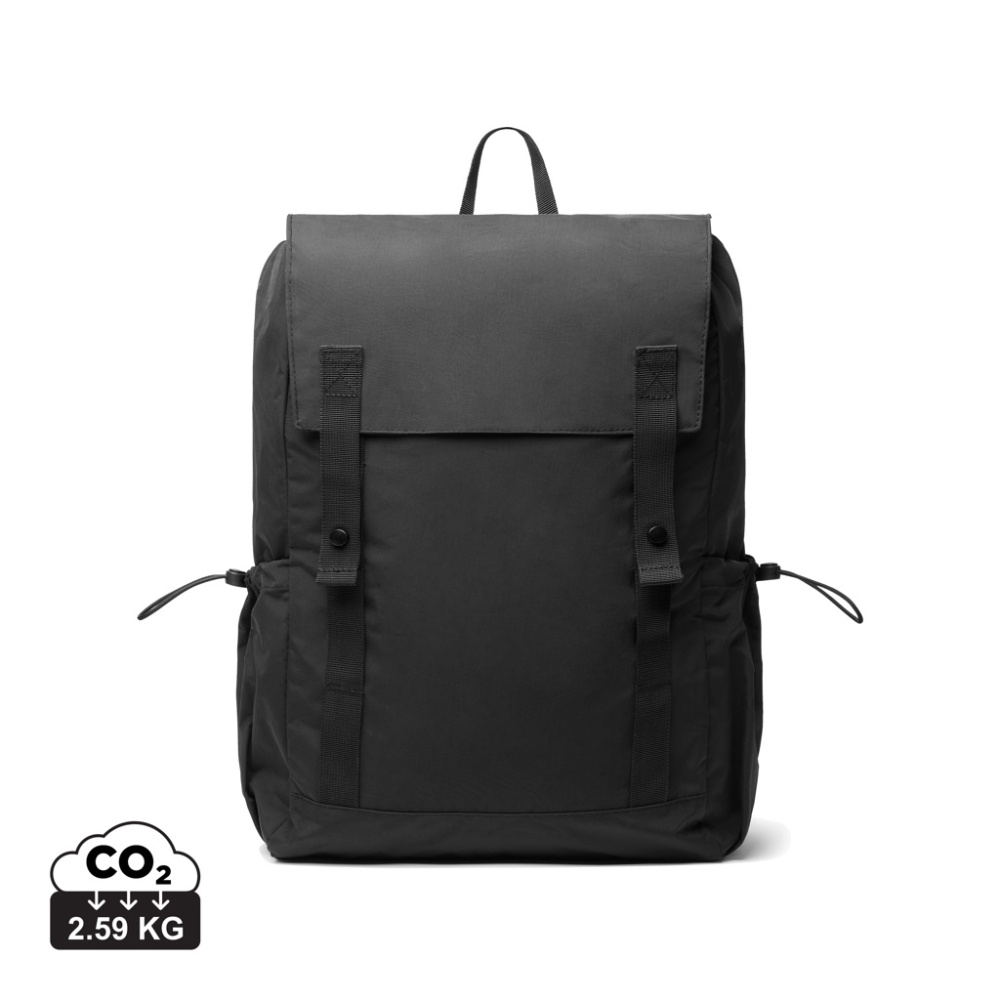 Logotrade reklaminiai produktai nuotrauka: KENTO URBAN RCS perdirbto nailono kasdieninė kuprinė