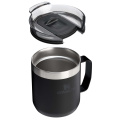 Stanley Everyday 350 ml nerūdijančio plieno turistinis puodelis, Juoda