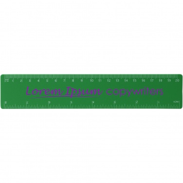 Logotrade ziemassvētku dāvanas foto: Rothko 20 cm plastmasas lineāls