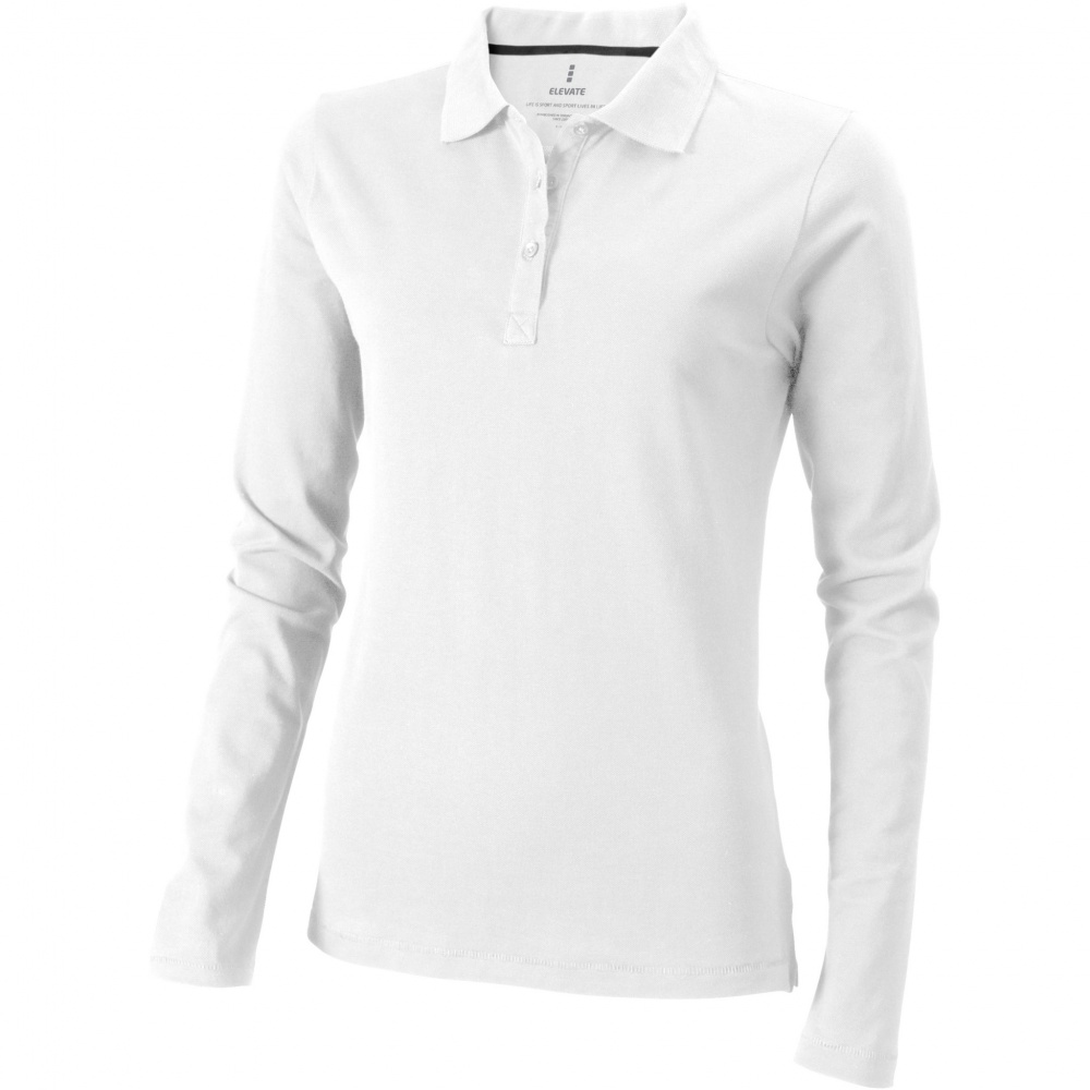 Logotrade Ideja dāvanas foto: Oakville sieviešu polo ar garām piedurknēm