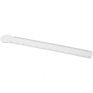 Logotrade biznesa dāvanas foto: Tait 30 cm apļa formas otrreizējās plastmasas lineāls
