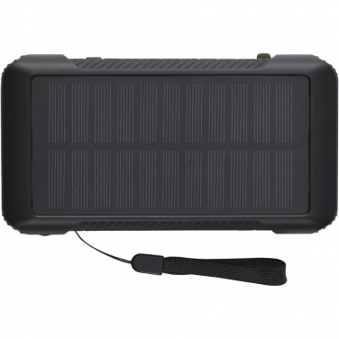 Logotrade dāvanas foto: Soldy 10 000 mAh RCS pārstrādāta plastmasas saules dinamo jaudas banka 