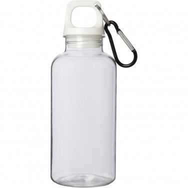 Logotrade logo dāvanas foto: Oregon 400 ml RCS sertificēta pārstrādāta plastmasas ūdens pudele ar karabīni