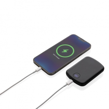 Logotrade korporatīvās dāvanas foto: MagBoost RCS pārstrādāta plastmasas 5000 mah magnētiskā jaudas banka