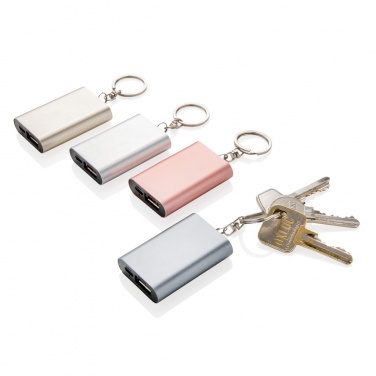 Logotrade dāvanas foto: 1000 mAh atslēgu piekariņa barošanas banka