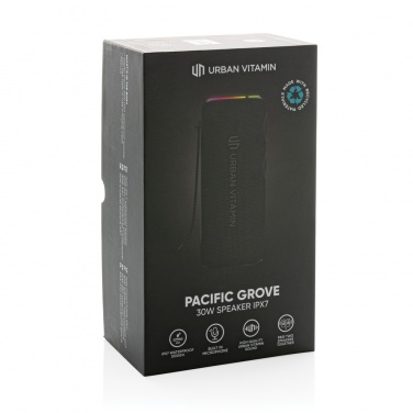 Logotrade Ideja dāvanas foto: Urban Vitamin Pacific Grove RCS rplastmasas 30W skaļrunis IPX7