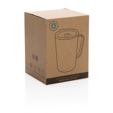 Logotrade dāvanas foto: RCS Pārstrādāta nerūsējošā tērauda moderna vakuuma krūze ar vāku