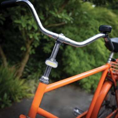 Logotrade logo dāvanas foto: Lumino RCS otrreizēji pārstrādāta plastmasas USB atkārtoti uzlādējams velosipēda lukturu komplekts