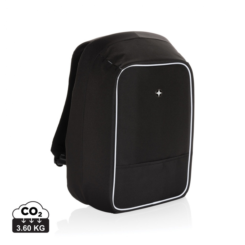 Logotrade dāvanas foto: Swiss Peak AWARE™ pretaizdzīšanas 15,6 collu klēpjdatora mugursoma