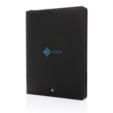 Logotrade korporatīvās dāvanas foto: Swiss Peak Heritage RCS rPU A4 portfelis ar rāvējslēdzēju
