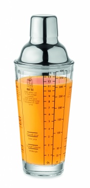 Logotrade logo dāvanas foto: Stikla kokteiļu kratītājs 400 ml