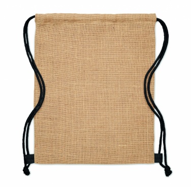 Logotrade dāvanas foto: Džutas aukliņu soma