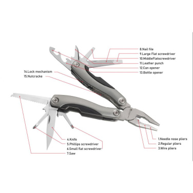 Logotrade logo dāvanas foto: Multitool ARMADOR NEW Black Schwarzwolf