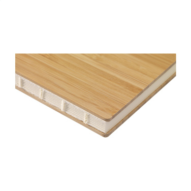 Logotrade Ideja dāvanas foto: Bamboo Journal Naked Spine Papīra piezīmju grāmatiņa A5