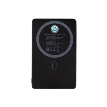 Logotrade korporatīvās dāvanas foto: Orion RCS pārstrādāta alumīnija 5000 mah 5 W magnētiskā jaudas banka