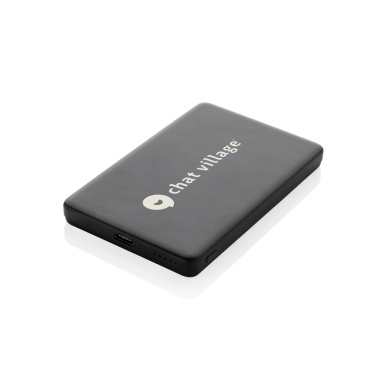 Logotrade Ideja dāvanas foto: Orion RCS pārstrādāta alumīnija 5000 mah 5 W magnētiskā jaudas banka
