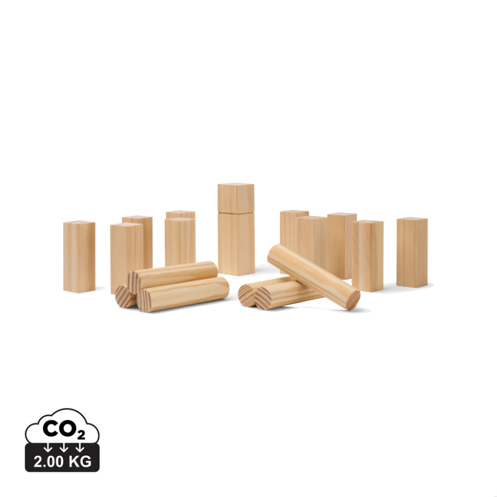 Logotrade dāvanas foto: VINGA Kubb mini spēle