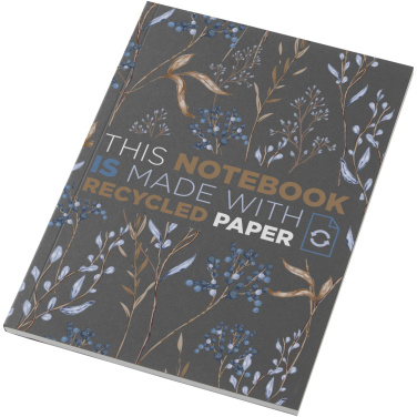 Logotrade biznesa dāvanas foto: Novella Austen A5 pārstrādāta mīksto vāku piezīmju grāmatiņa - 50 loksnes