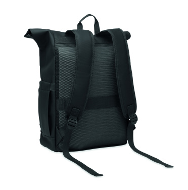 Logotrade ziemassvētku dāvanas foto: Sarullējama klēpjdatora mugursoma 600D