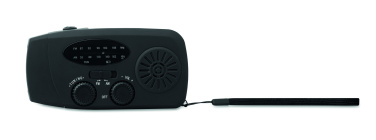Logotrade dāvanas foto: Pārnēsājams radio SOS ar LED lukturīti