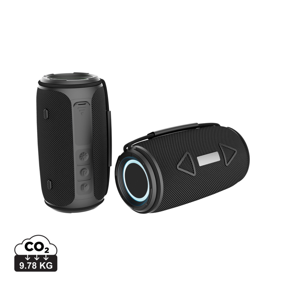 Logotrade dāvanas foto: Prisma RCS pārstrādātas plastmasas IPX 4 ūdensizturīgs 16 W skaļrunis