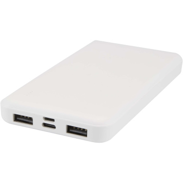 Logotrade dāvanas foto: Intan 10.000 mAh 10W pārstrādājamas plastmasas pārnēsājamais akumulators