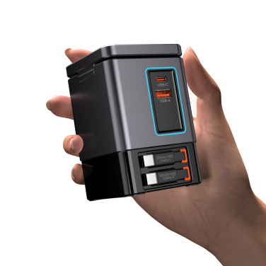 Logotrade Ideja dāvanas foto: Urban Vitamin Sacramento 105W GAN lādētājs+ievelkami kabeļi