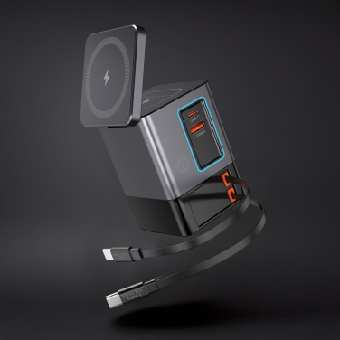 Logotrade dāvanas foto: Urban Vitamin Sacramento 105W GAN lādētājs+ievelkami kabeļi