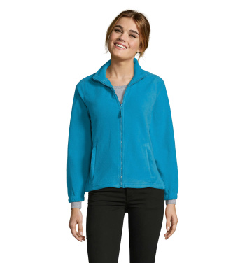 Logotrade korporatīvās dāvanas foto: NORTH WOMEN FLEECE ar Rāvējslēdzēju