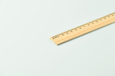 Logotrade ziemassvētku dāvanas foto: Koka lineāls 20 cm