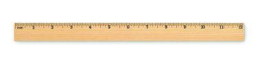 Logotrade ziemassvētku dāvanas foto: Koka lineāls 30 cm