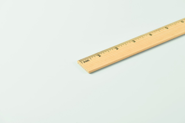 Logotrade ziemassvētku dāvanas foto: Koka lineāls 30 cm