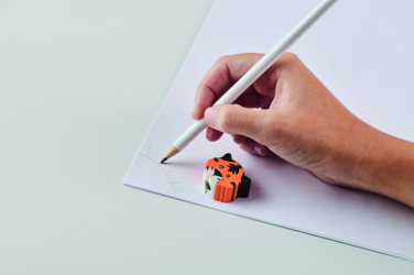 Logotrade biznesa dāvanas foto: Koka zīmulis dzīvnieka formā