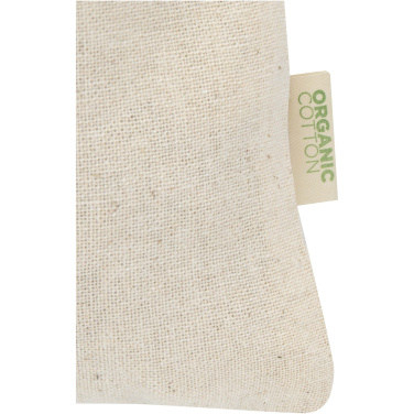 Logotrade korporatīvās dāvanas foto: Odisha 140 g/m² OCS organiskais dāvanu maisiņš - 15 x 10 cm