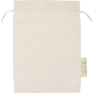 Logotrade biznesa dāvanas foto: Odisha 140 g/m² OCS organiskais dāvanu maisiņš - 42 x 30 cm