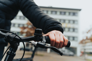 Logotrade logo dāvanas foto: Velosipēdu meklētājs Divkāršs RCS velosipēda zvaniņš ar atrašanās vietas noteikšanas funkciju visā pasaulē